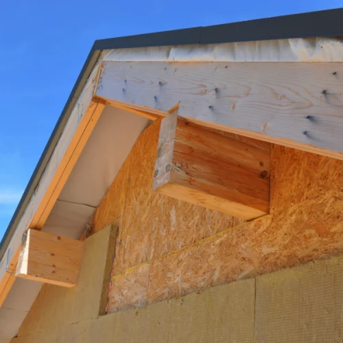 service tab roof insulation work